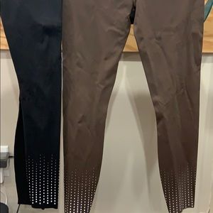 Varley Figueroa leggings w/pockets! NWT, m, brown!